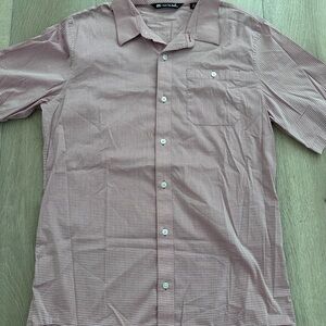 Travis Mathew Pink Casual Button Down Shirt